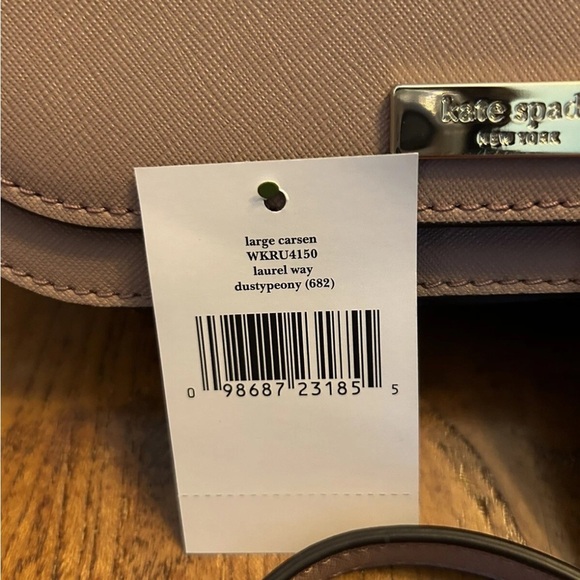 Kate Spade Large Carson Laurel Way Dusty Peony Crossbody Bag NWT - Picture 3 of 15